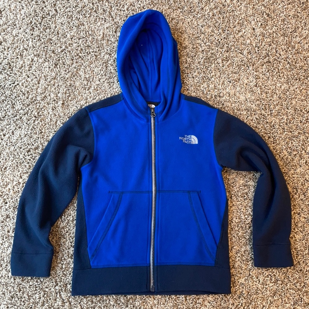 The North Face kids fleece jacket hooded size xs 6